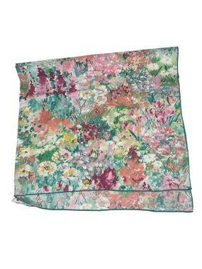 Vintage Vibrant Flower Power Floral Spring Meadow Rectangular Tablecloth